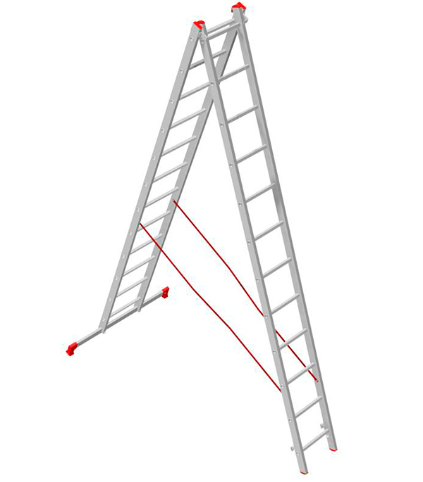 Лестницы-стремянки алюминиевые 3-секционные » Компания «ВНК»